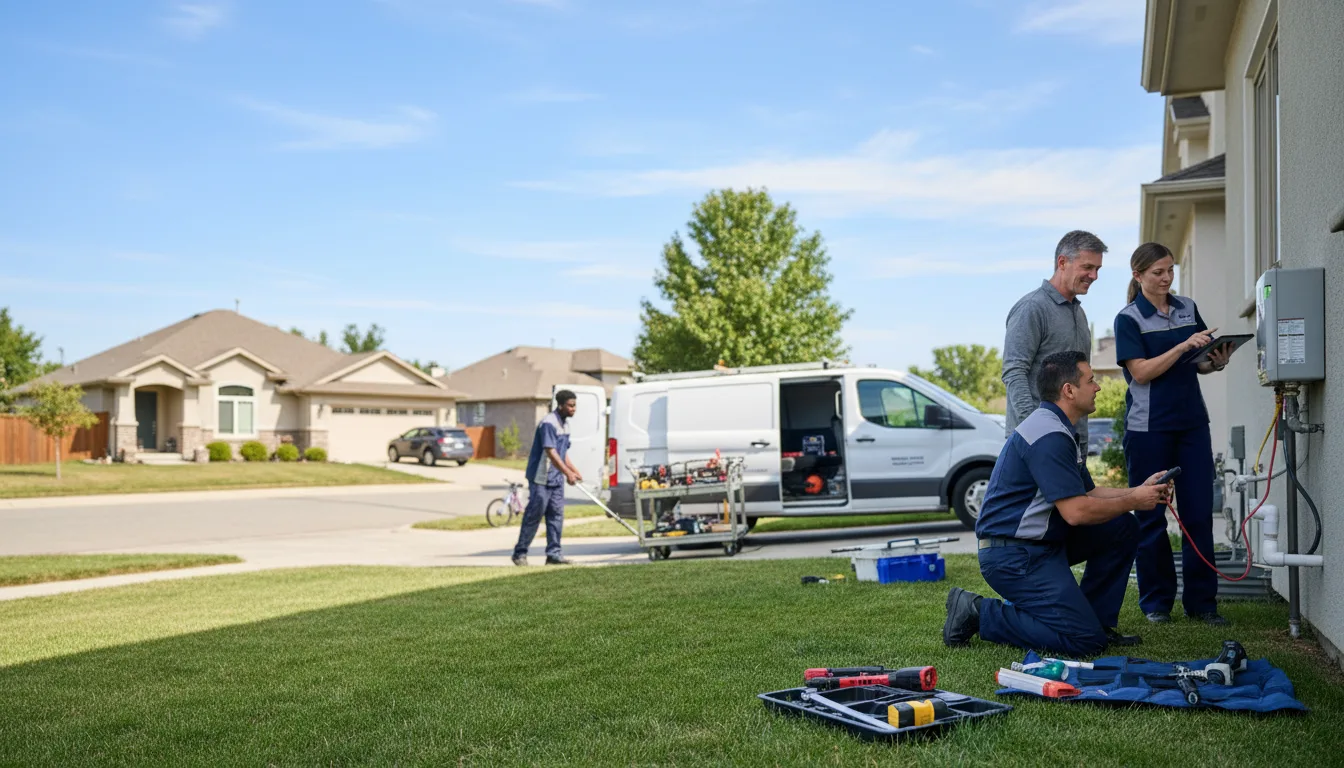 Tankless water heater service in Ingalls, KS